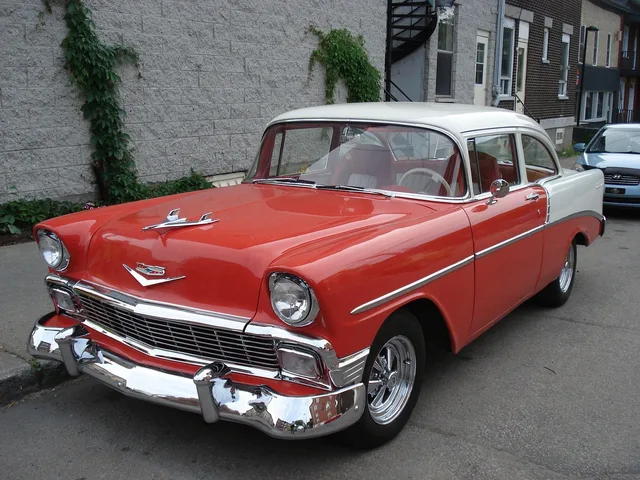car, old car, vehicle, automobile, car wallpapers, red, chevy bel air, gray car. How Miami salt air and humidity change mobile detailing packages