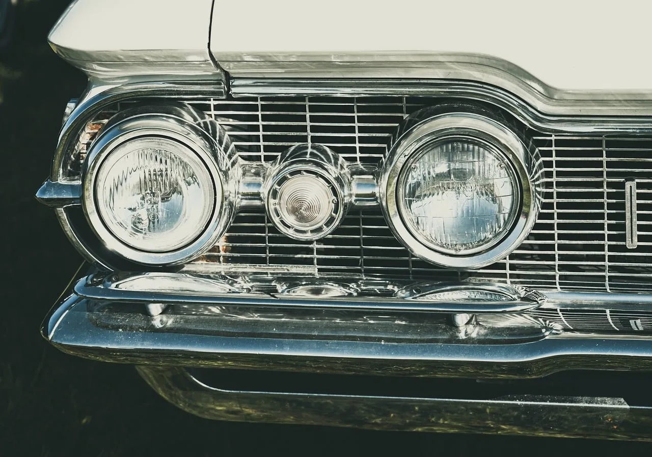 vintage, car, lights, shiny, chrome, classic, automotive, headlights, car wallpapers, history, detail, american dream, curiosity, retro, iconic, aesthetics, iconic car, vintage car, collectible, retro car. Mobile detailing workflow, from booking to done